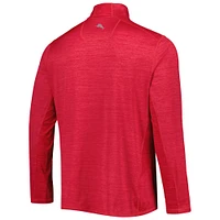 Haut à demi-zip Delray IslandZone des Cardinals de Saint-Louis Tommy Bahama rouge pour homme