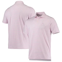 Polo pour homme Vineyard Vines rose/blanc St. Louis Cardinals Bradley Stripe