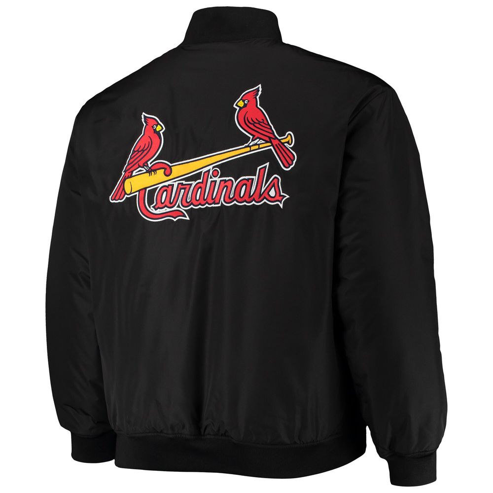 Majestic St. Louis Cardinals Retro Jacket XLT Black/White/Multi