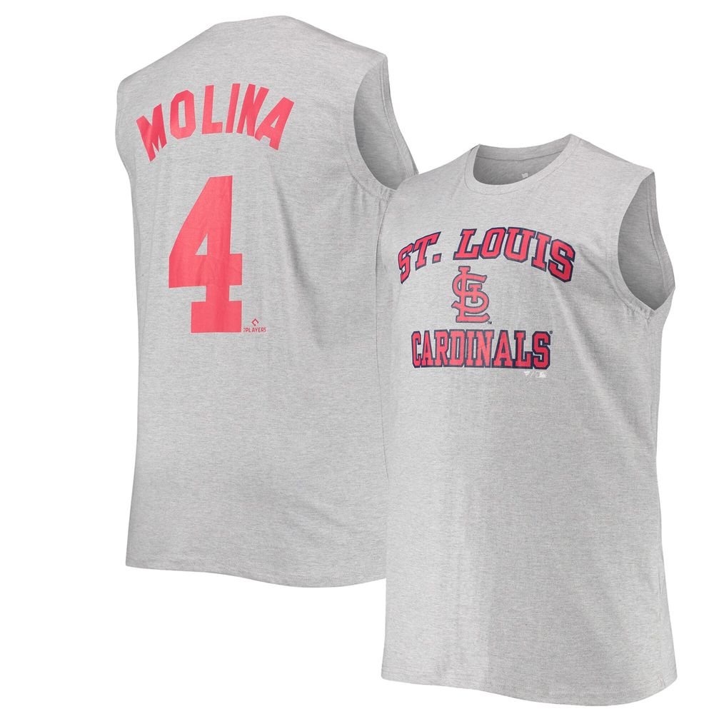 Profile Men's Red St. Louis Cardinals Big & Tall Jersey Muscle Tank Top