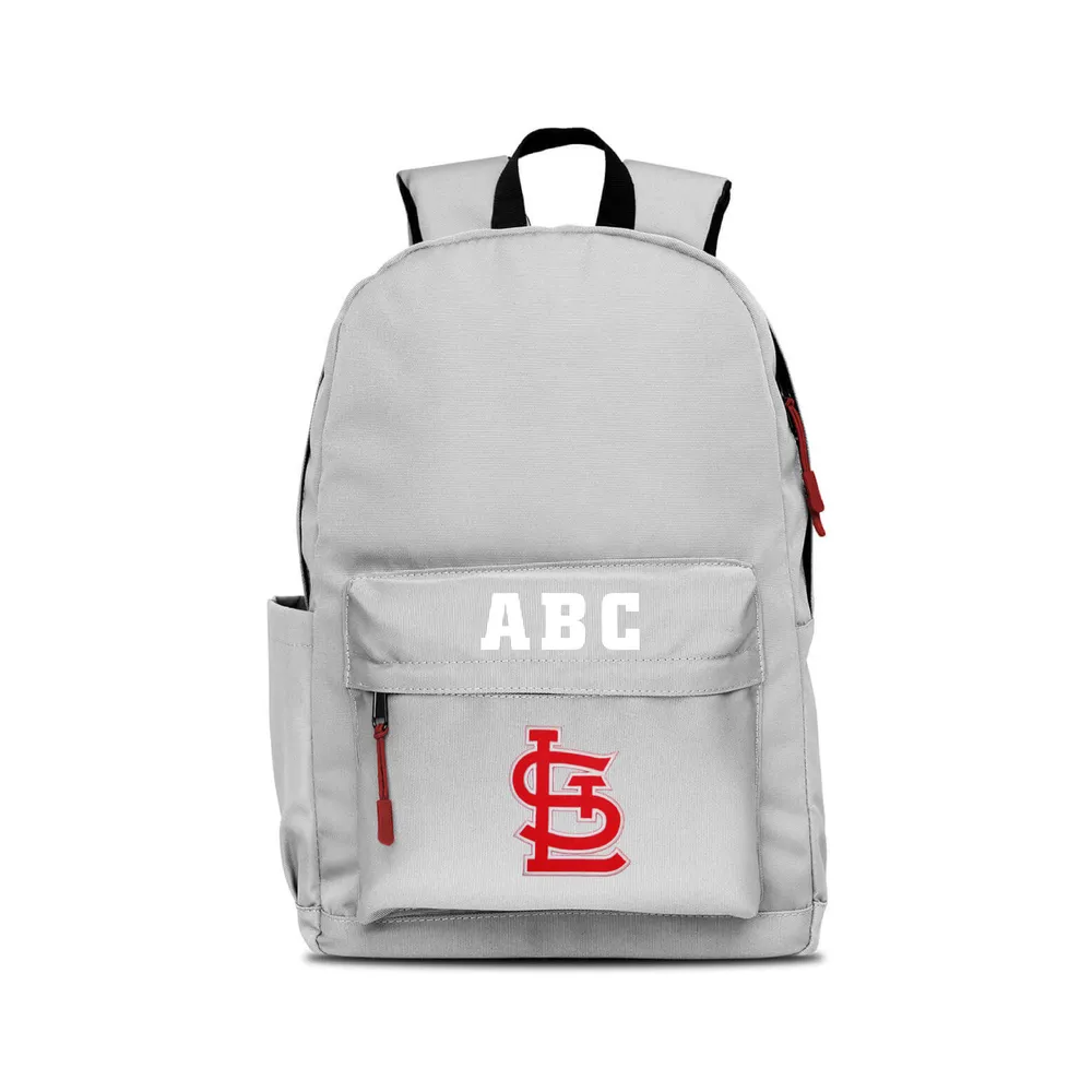 St. Louis Cardinals MOJO 19'' Premium Logo Wheeled Backpack - Gray