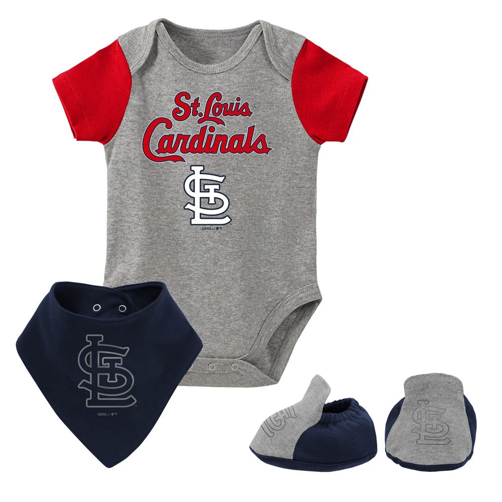 Lids St. Louis Cardinals Infant Baseball Baby 3-Pack Bodysuit Set