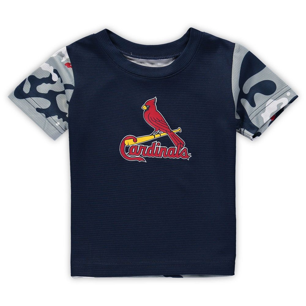 Newborn & Infant Navy/Red St. Louis Cardinals Pinch Hitter T-Shirt Shorts Set