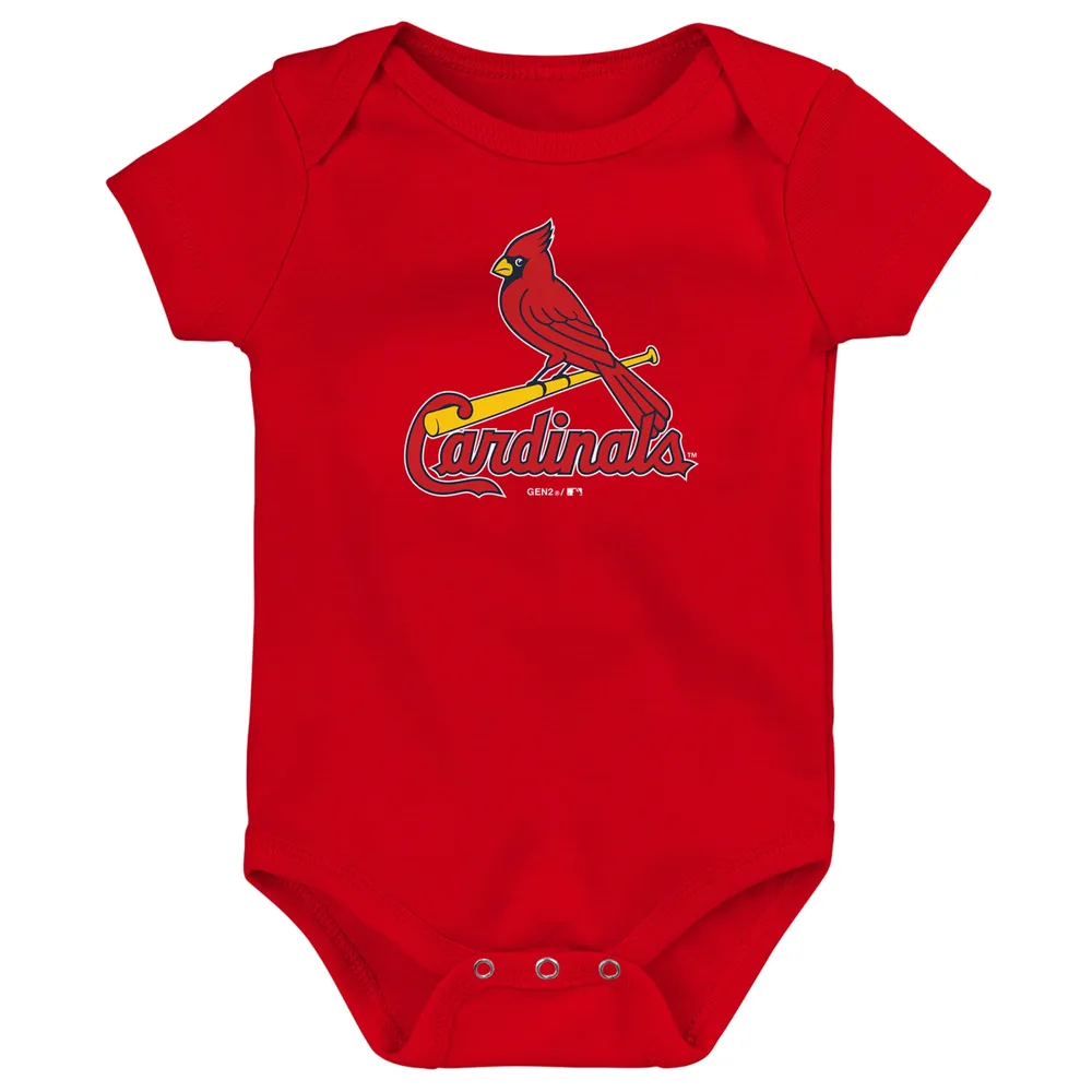 Newborn & Infant Red St. Louis Cardinals Primary Team Logo Bodysuit