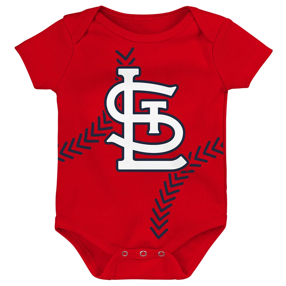 Body rouge St. Louis Cardinals Running Home pour nouveau-né et bébé