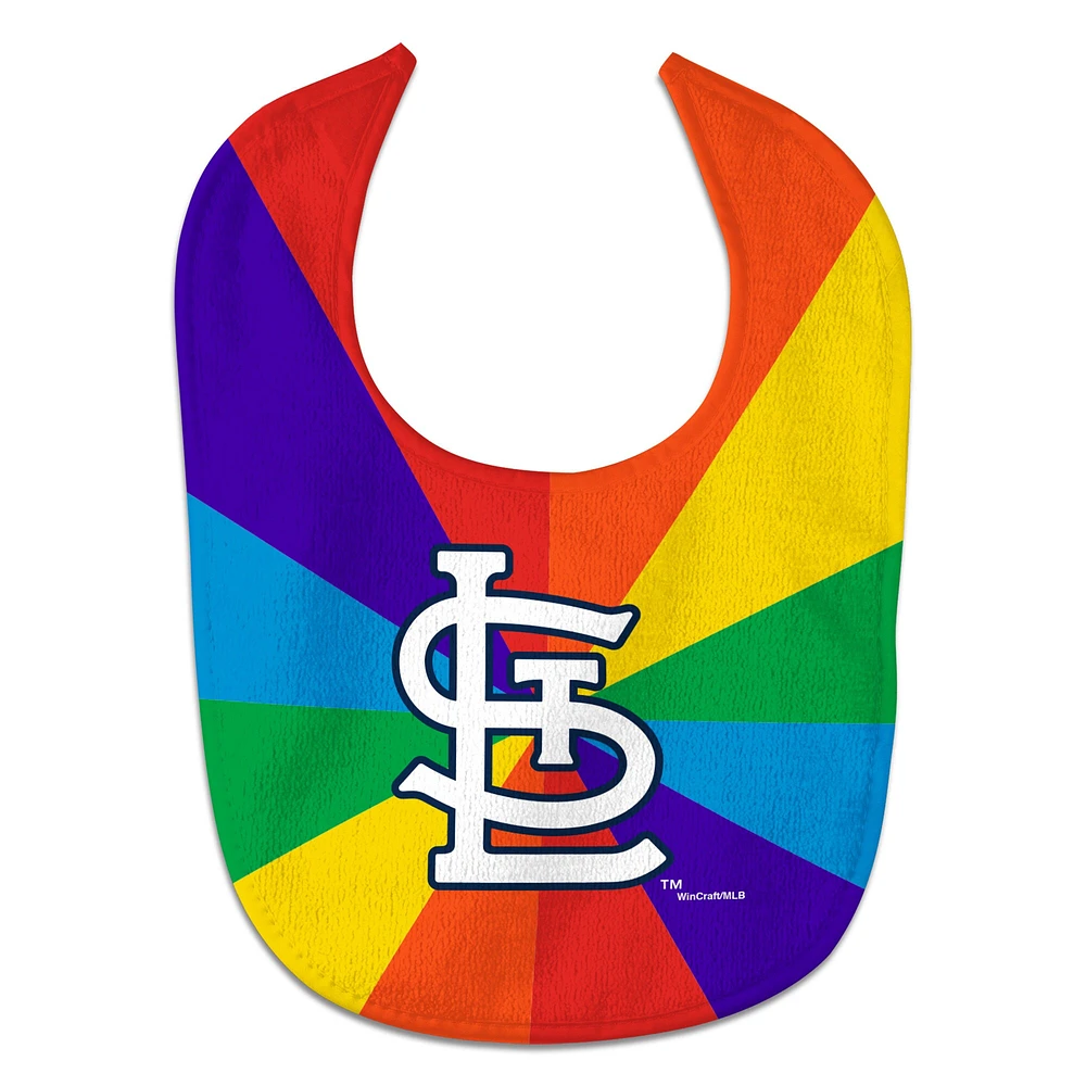 Newborn & Infant WinCraft St. Louis Cardinals Rainbow Baby Bib