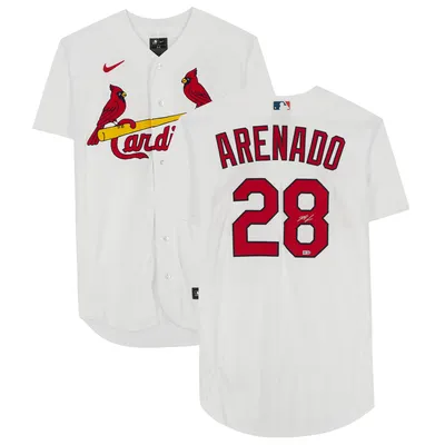 Nolan Arenado St. Louis Cardinals Fanatics Authentic Autographed White Nike Authentic Jersey