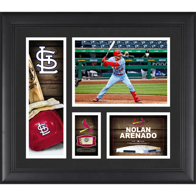 St. Louis Cardinals Fanatics Authentic Framed 10 x 18 Stadium Panoramic  Collage with a Piece of Game-Used Baseball - Limited Edition of 500