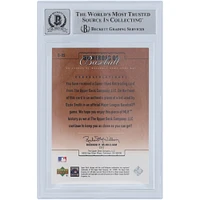 Ozzie Smith St. Louis Cardinals Autographed 2001 Upper Deck Prospect Premieres Heroes of Baseball Bat Relic #B-OS Beckett Fanatics Witnessed Authenticated 10 Card