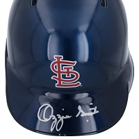 Casque de frappeur alternatif chromé Rawlings autographié par Ozzie Smith des Cardinals de St. Louis - Exclusivité Fanatics