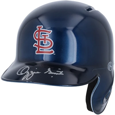 Casque de frappeur alternatif chromé Rawlings autographié par Ozzie Smith des Cardinals de St. Louis - Exclusivité Fanatics