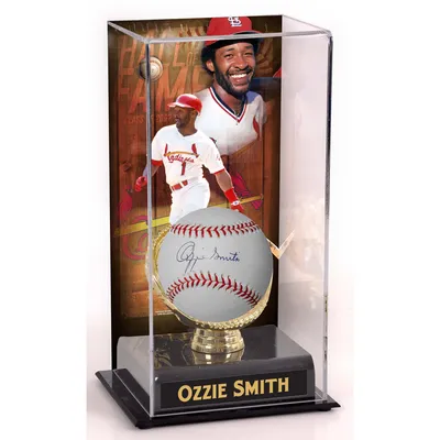 Ozzie Smith St. Louis Cardinals Fanatics Authentic Autographed Baseball and Sublimated Baseball Display Case with Image