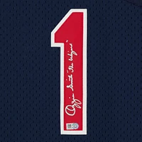 Maillot authentique dédicacé par Ozzie Smith des Cardinals de St. Louis par Mitchell & Ness avec inscription « The Wizard »