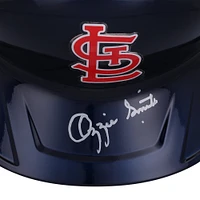 Casque de frappeur Rawlings Alternate Chrome Mach Pro autographié par Ozzie Smith des Cardinals de St. Louis - Exclusivité Fanatics