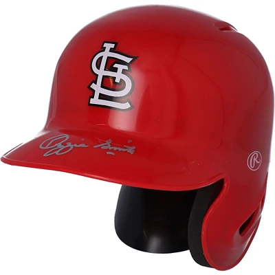 Casque de frappeur miniature Rawlings autographié par Ozzie Smith des Cardinals de St. Louis