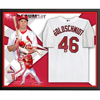 Paul Goldschmidt St. Louis Cardinals 2022 NL MVP Autographed Framed White Nike Authentic Jersey Collage with ''22 NL MVP'' Inscription