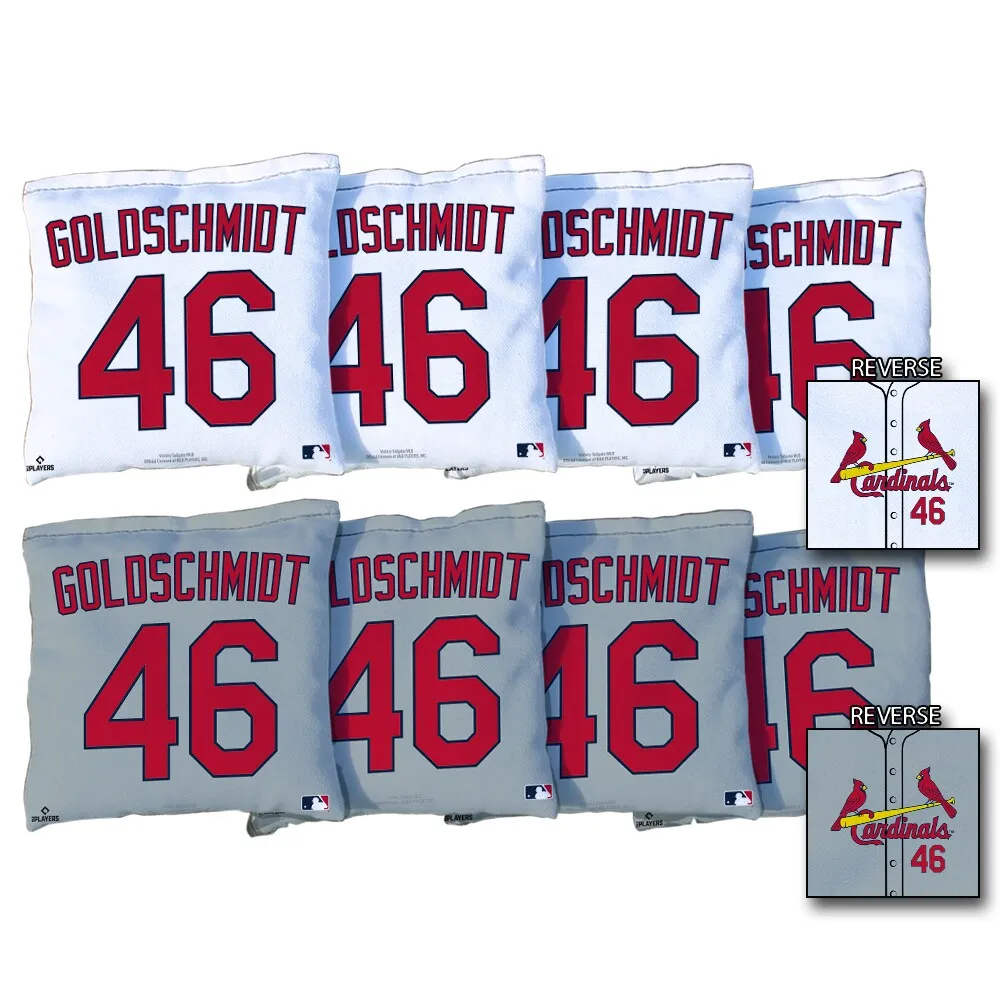 Lids Paul Goldschmidt St. Louis Cardinals 8-Piece Regulation Corn Filled  Cornhole Bag Set