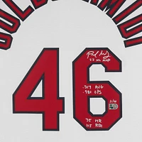 Paul Goldschmidt St. Louis Cardinals Autographed 2022 NL MVP White Nike Replica Jersey with "MVP Stats" Inscriptions - Limited Edition of 46