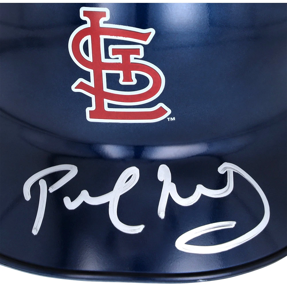 Paul Goldschmidt St. Louis Cardinals Autographed Alternate Chrome Mini Batting Helmet - Fanatics Exclusive
