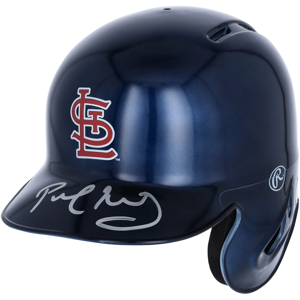 Paul Goldschmidt St. Louis Cardinals Autographed Alternate Chrome Mini Batting Helmet - Fanatics Exclusive