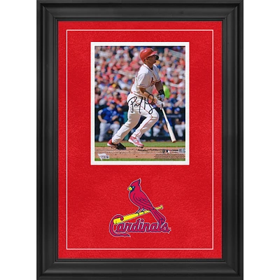 Paul Goldschmidt St. Louis Cardinals Autographed Deluxe Framed 8" x 10" Hitting Photograph