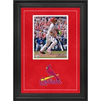 Paul Goldschmidt St. Louis Cardinals Autographed Deluxe Framed 8" x 10" Hitting Photograph