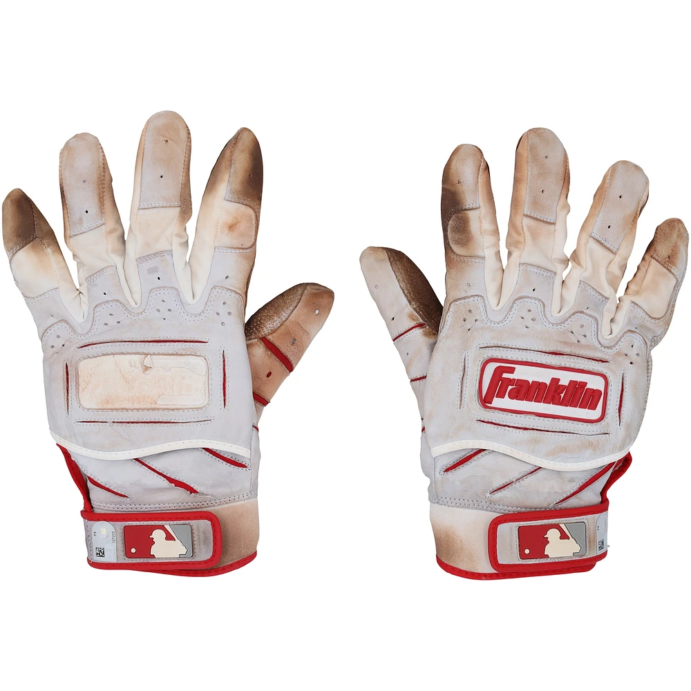 Paul Goldschmidt St. Louis Cardinals Autographed Game-Used White Franklin Batting Gloves vs. Cleveland Guardians on September 22, 2024