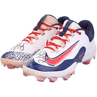 Paul Goldschmidt St. Louis Cardinals Autographed Game-Used White Nike Cleats from the 2023 MLB Season