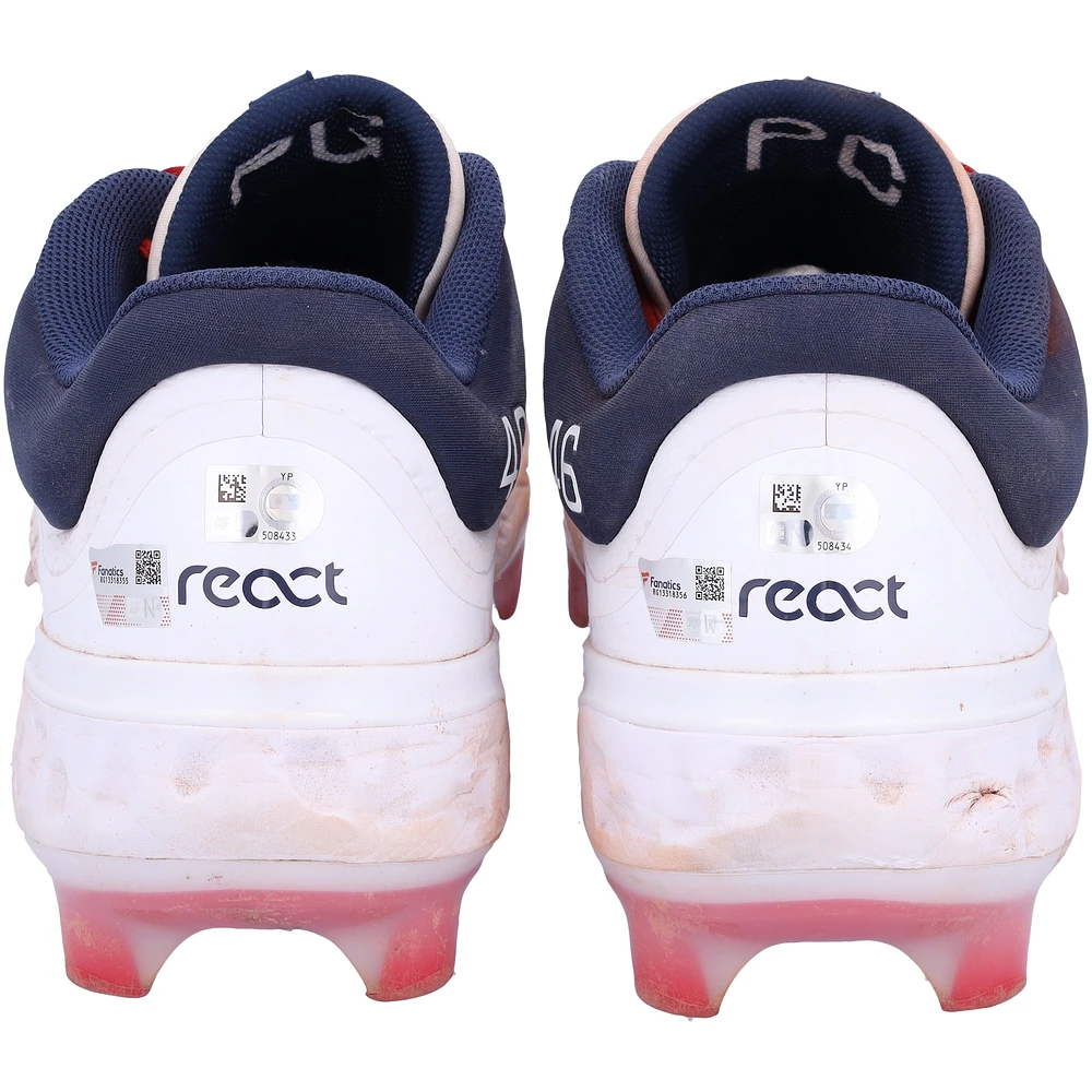 Paul Goldschmidt St. Louis Cardinals Autographed Game-Used White Nike Cleats from the 2023 MLB Season