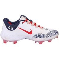 Chaussures à crampons Nike blanches autographiées par Paul Goldschmidt des Cardinals de St. Louis pour la saison 2023 de la MLB - RG13318357-58
