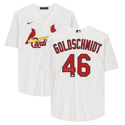 Paul Goldschmidt St. Louis Cardinals Autographed White Nike Replica Jersey