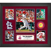 Paul Goldschmidt St. Louis Cardinals Framed 5-Photo Collage with Piece of Game-Used Ball