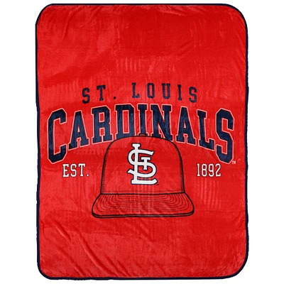 Couverture ultra douce Pegasus St. Louis Cardinals Vintage Arch 50" x 60"