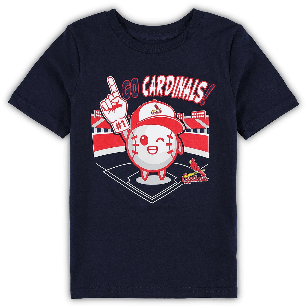 Men's '47 Charcoal St. Louis Cardinals Wonder Boy Vintage Tubular T-Shirt