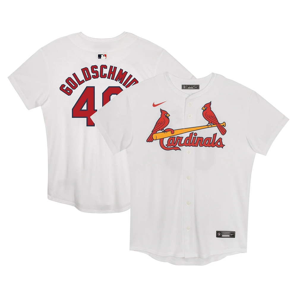 Maillot de match à domicile Paul Goldschmidt blanc Nike pour enfant d'âge préscolaire des Cardinals St. Louis