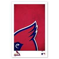 St. Louis Cardinals 11" x 17" Minimalist Logo Poster Print