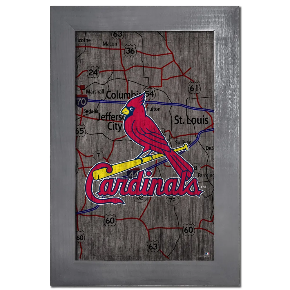 St. Louis Cardinals 24.25'' x 35.75'' Framed Team Poster