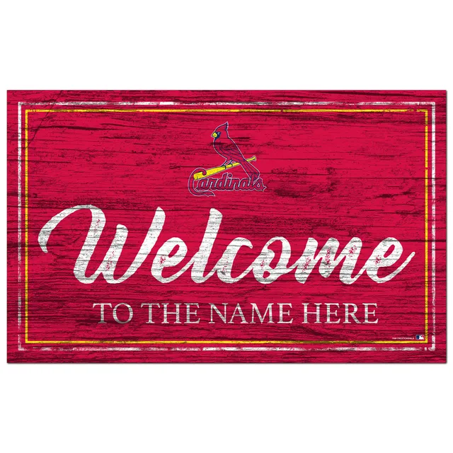 St. Louis Cardinals 11'' x 19'' Distressed Flag Sign 