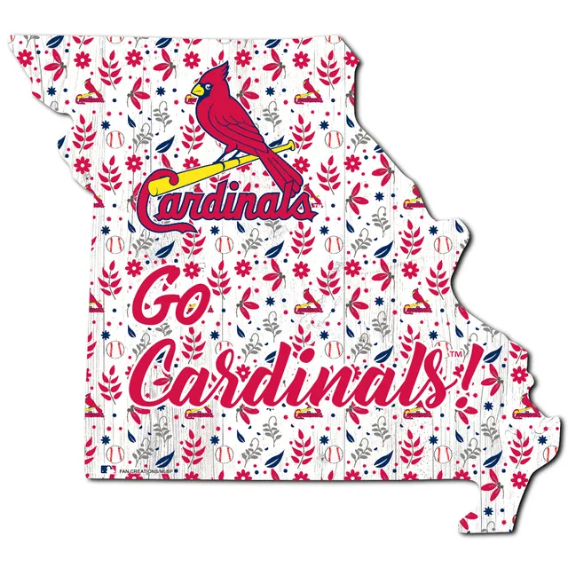 St. Louis Cardinals 12'' Sugar Skull Sign