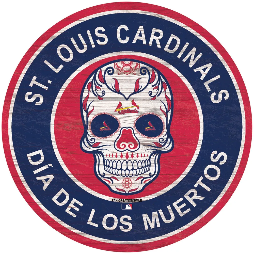 Lids St. Louis Cardinals 12'' Sugar Skull Circle Sign