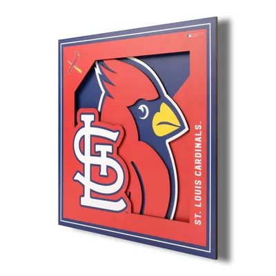 St. Louis Cardinals 12'' x 12'' 3D Logo Wall Art