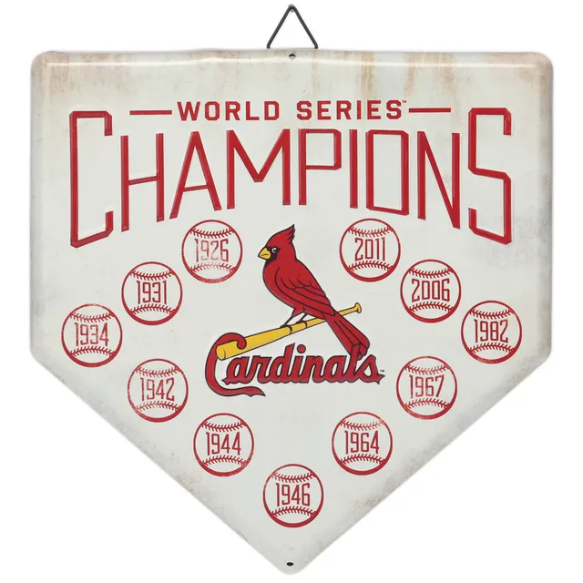 St. Louis Cardinals 12'' x 17'' Glass Framed Sign