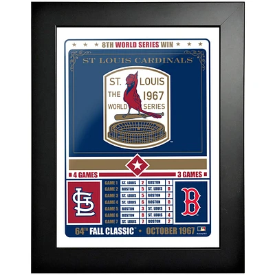 St. Louis Cardinals - 12'' x 16'' 1967 Fall Classic Framed Photo
