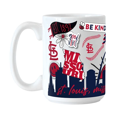 St. Louis Cardinals 15oz. Native Ceramic Mug