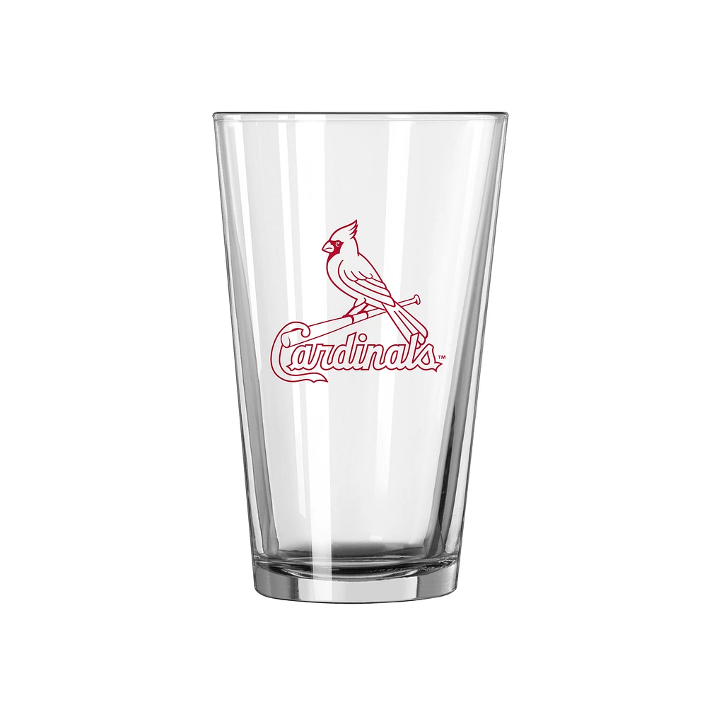 Cardinaux de Saint-Louis 16 oz. Verre à pinte Team Wordmark Game Day