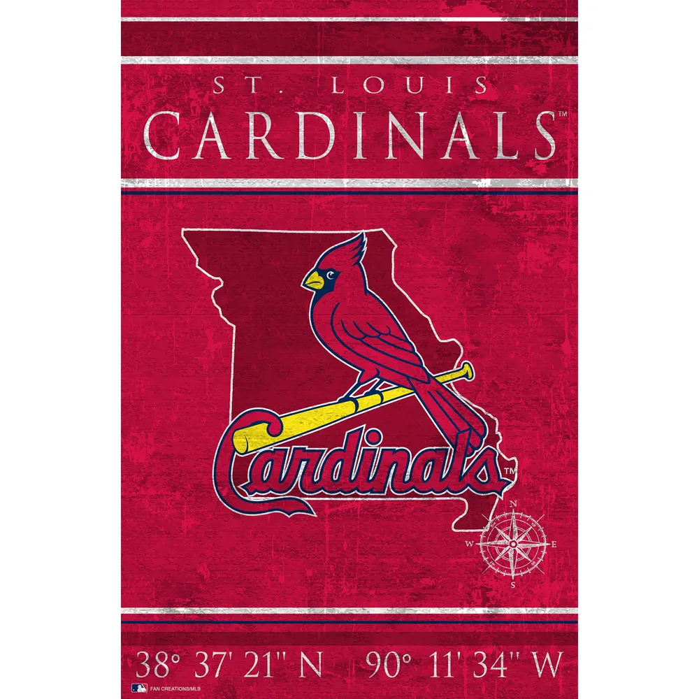 Lids St. Louis Cardinals Tiny Turnip Toddler Baseball Cross Bats 3/4-Sleeve Raglan  T-Shirt - White/Red