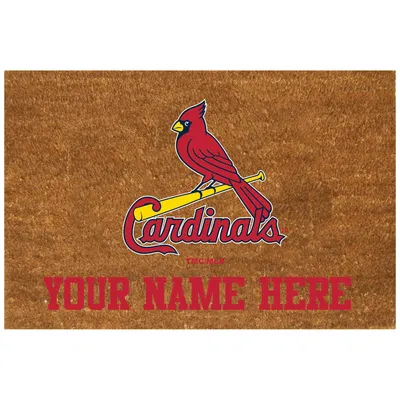 St. Louis Cardinals 19.5'' x 29.5'' Personalized Door Mat