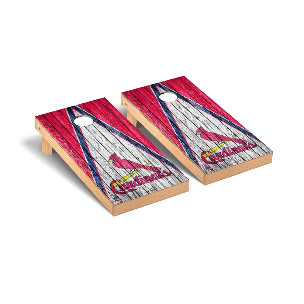 St. Louis Cardinals 2' x 4' Weathered Cornhole Board Set