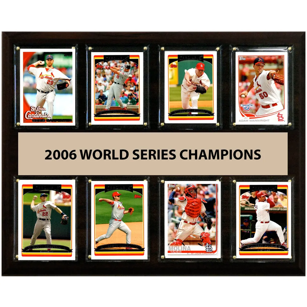 Lids St. Louis Cardinals 2006 World Series Champions 12'' x 15'' Plaque