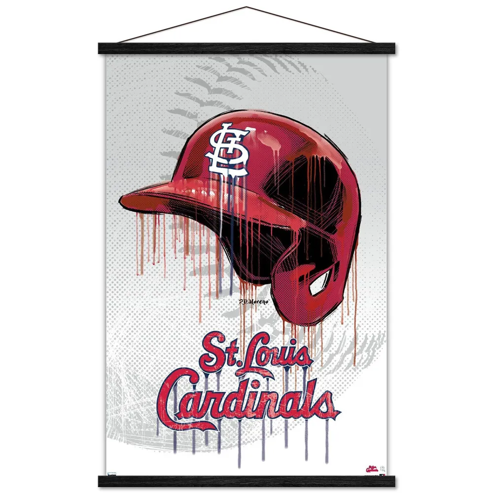 Lids St. Louis Cardinals 24'' x 34.75'' Magnetic Framed Logo